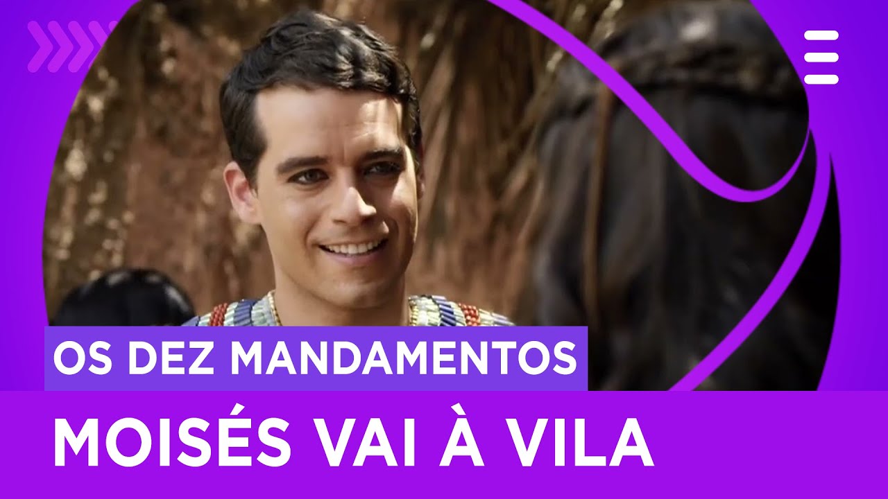 Moisés vai à vila dos hebreus procurar Joquebede - 'Os Dez Mandamentos'