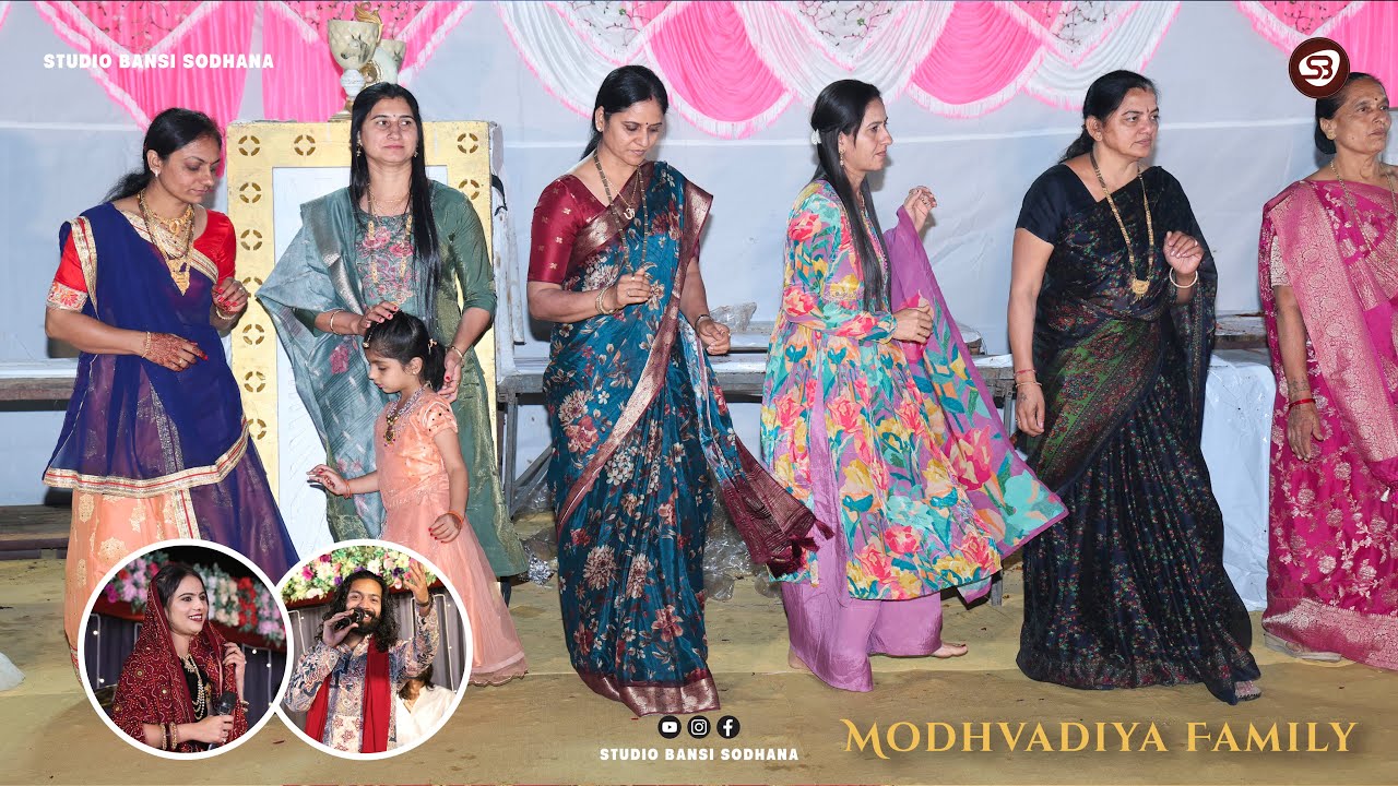 Wedding Dandiya Raas | Modhvadiya Family | Lalpur, Jamnagar | Studio Bansi Sodhana