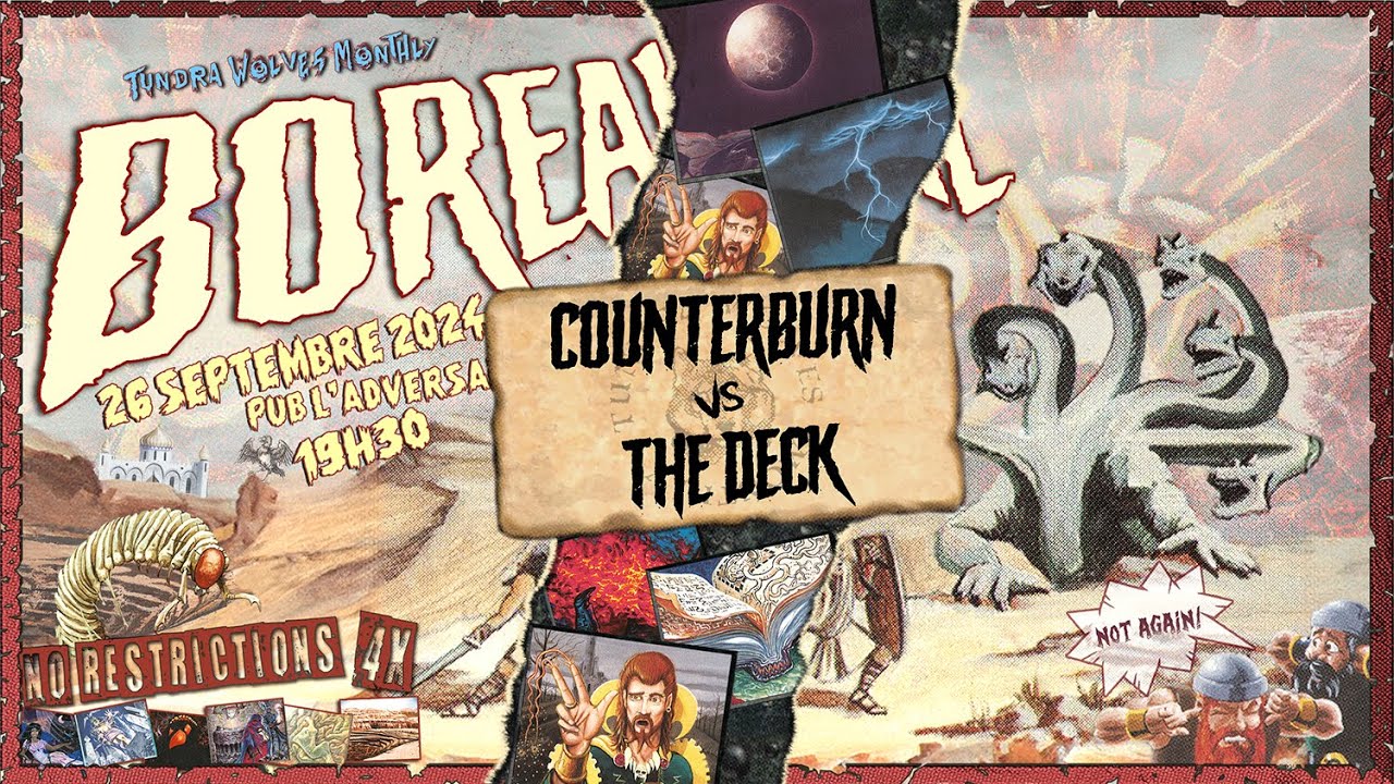 THE DECK vs COUNTERBURN, Old School MTG - 1/4 Tundra Wolves Monthly (2024-09)