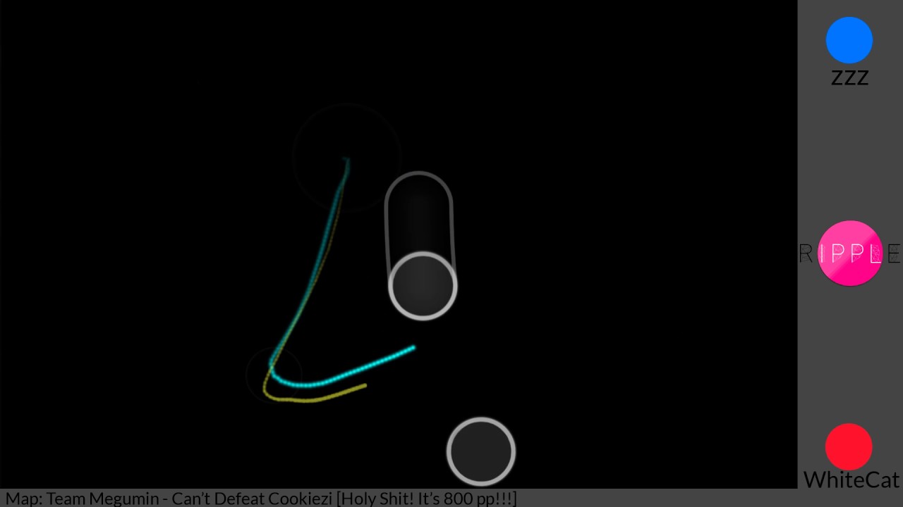 osu! Ripple | zzz vs WhiteCat on Team Megumin - Can't Defeat Cookiezi [Holy Shit! It's 800 pp!!!] HD