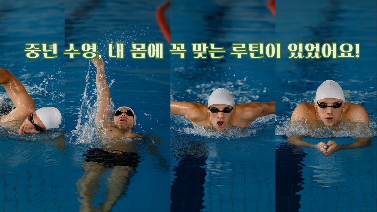 중년 수영 내 몸에 꼭 맞는 루틴이 있었어요