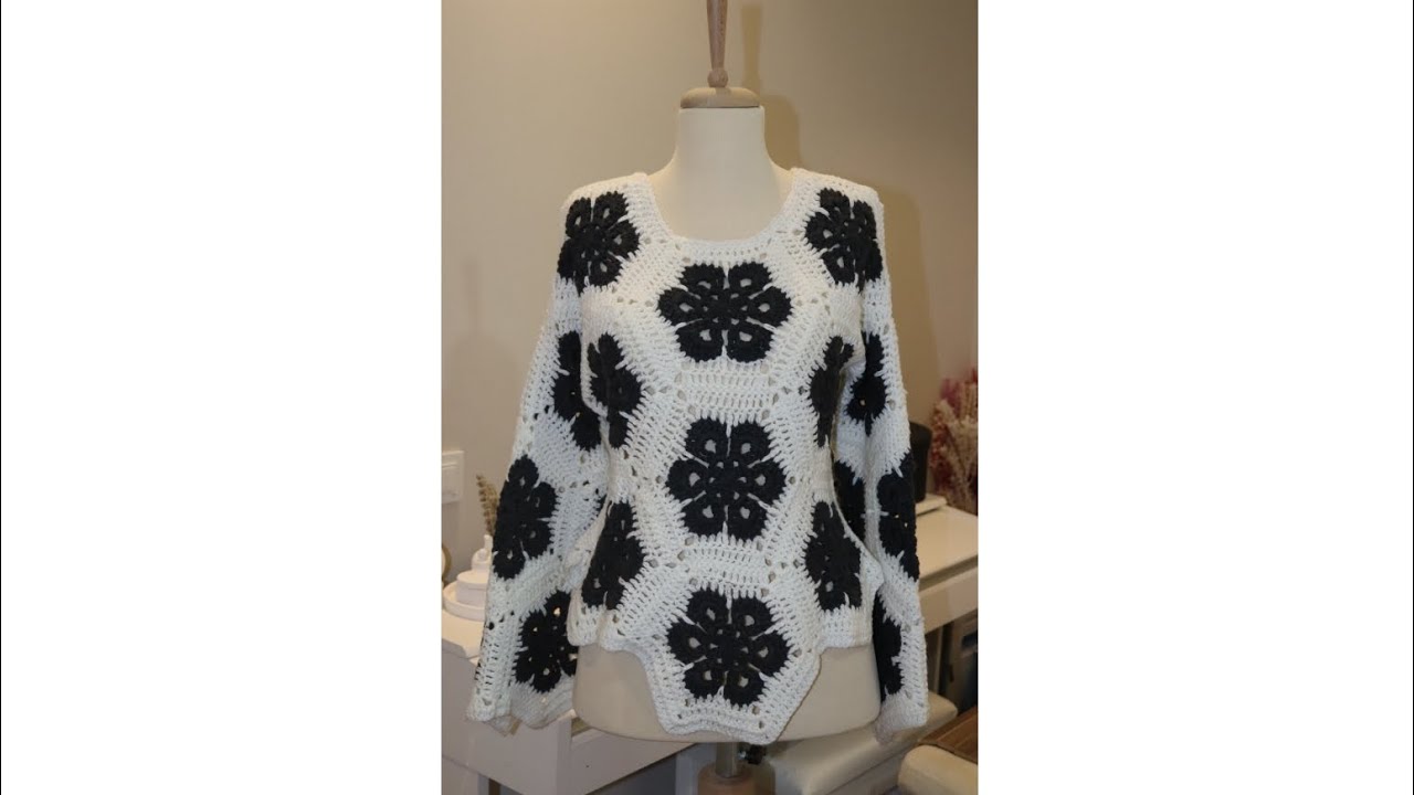 💯 - Wow - Motifli Bluz Yapımı 🧶 Pinterstte Viral Olan  Bluzu Yapıyoruz 🌸 Pinterest Blouse🌸