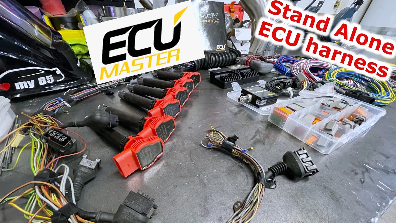 ECUMaster - 12v VR6 B5 Audi A4 Custom электропроводка ЧАСТЬ 1