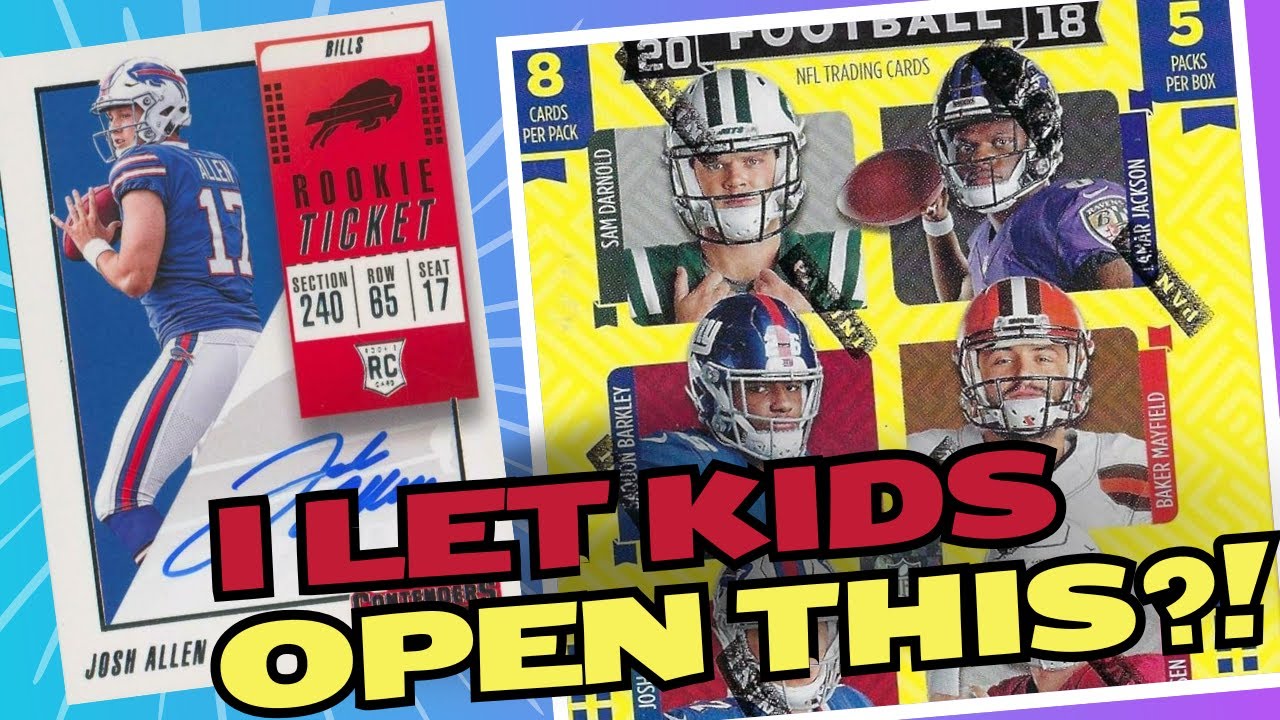 AUTO HUNTING | I Let Kids Open a $200 Box of 2018 Panini Contenders Football