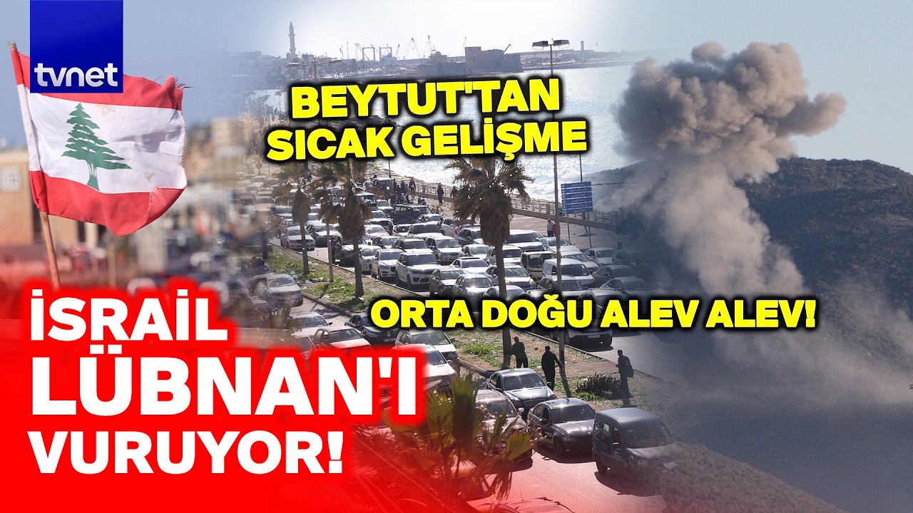 İSRAİL LÜBNAN’I VURUYOR! Beyrut’ta patlama sesleri: Hizbullah’ın kalesi Dahiye vuruluyor!