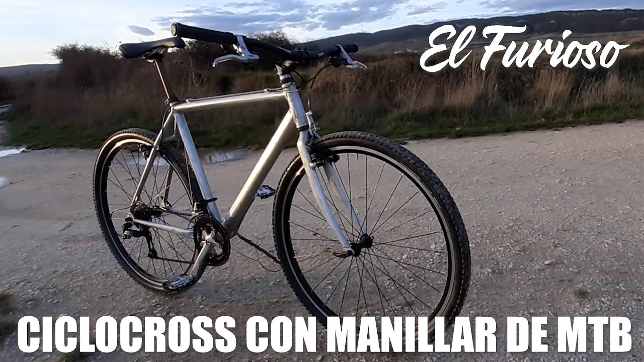 Bici de ciclocross con manillar de MTB