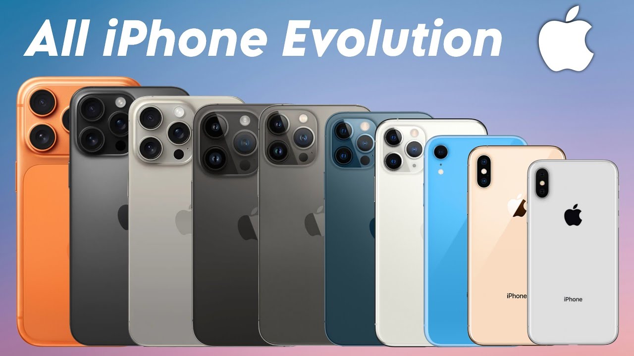 All Apple iPhone Evolution (2007-2025) | Apple iPhone Journey 📈😍