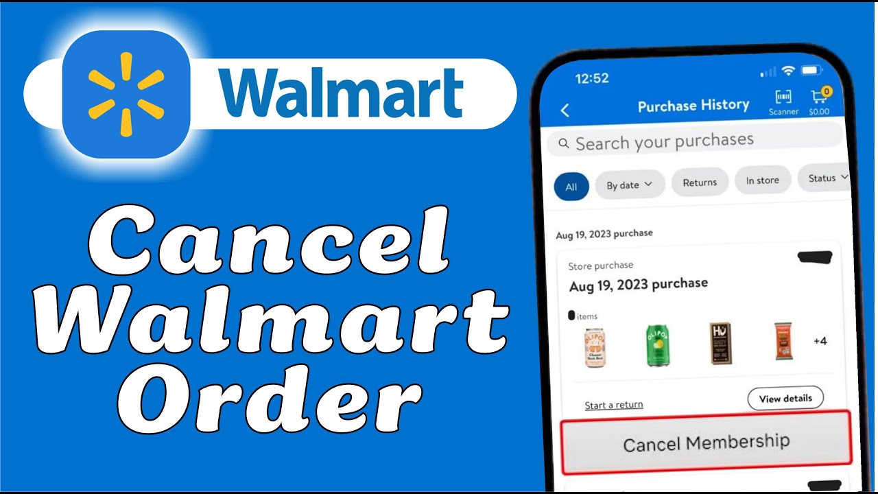 How To Cancel Walmart Order (App or Website)