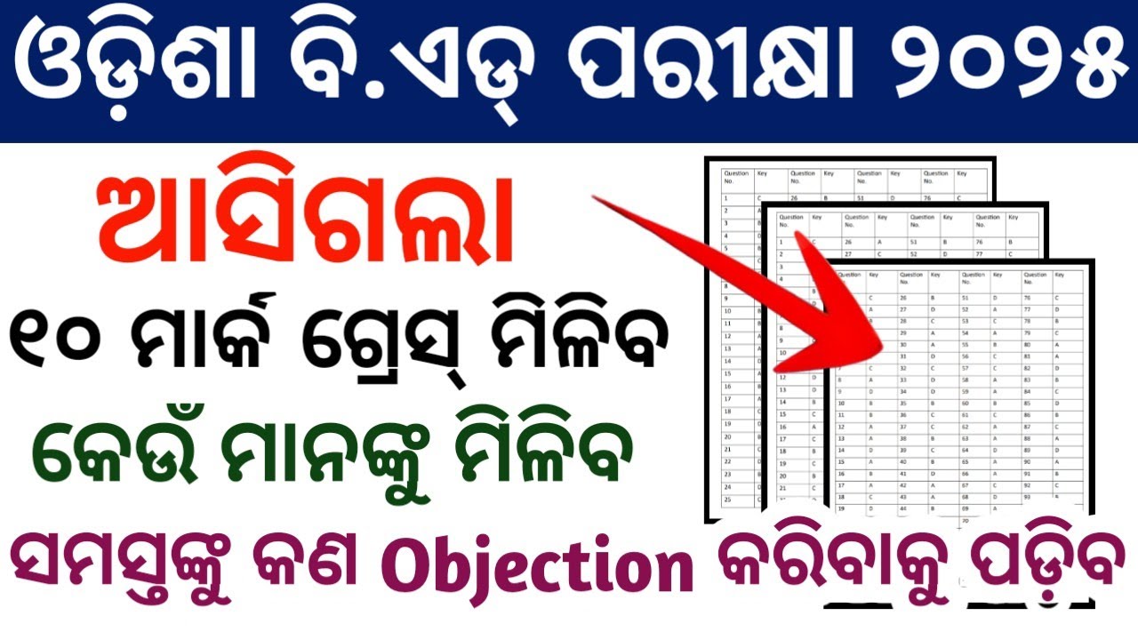 B.ed Answer Key 2025 | B.ed Gress Mark 2025 | Bed Answer Key 2025 | B.ed Result 2025 |Bed Gress Mark