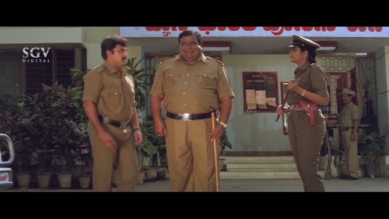 Lady Inspector Proposes Constable Shashikumar | Baro Nanna Muddina Krishna Kannada Movie Part 03