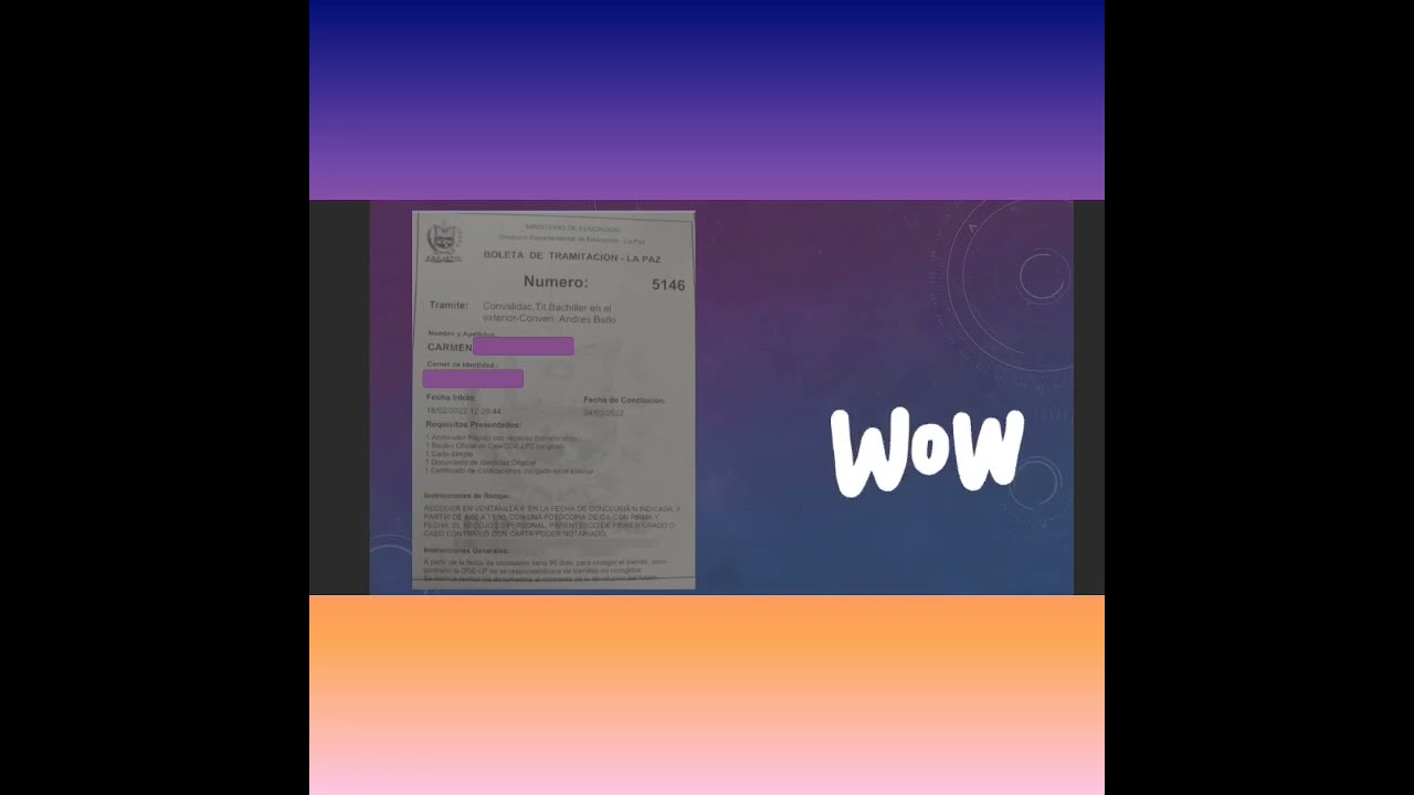 SEDUCA y Convalidación de estudios en Bolivia🙃🙃🙃👍!!?