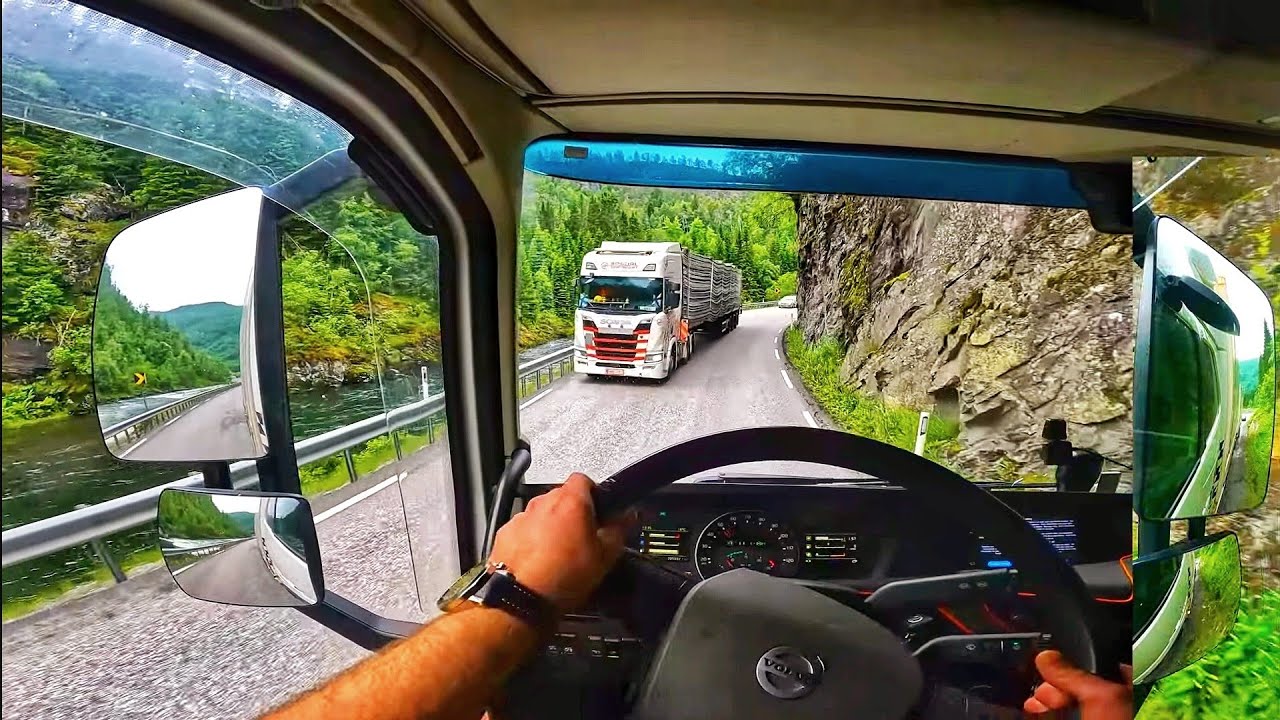 POV Truck Driving VOLVO FH540 Best Movie Ever!!! Tvindefossen-Hemsedalfjell Part 4/4