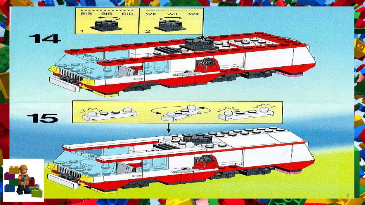 LEGO instructions - Town - Fire -  6440 - Jetport Fire Squad