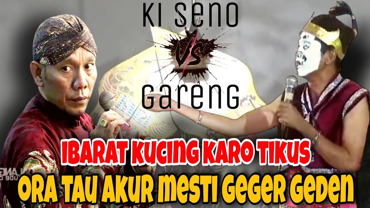 Ketekan Bintang Tamu Gareng Mesti Geger Kayo Kucing Karo Tikus haha lucu pol