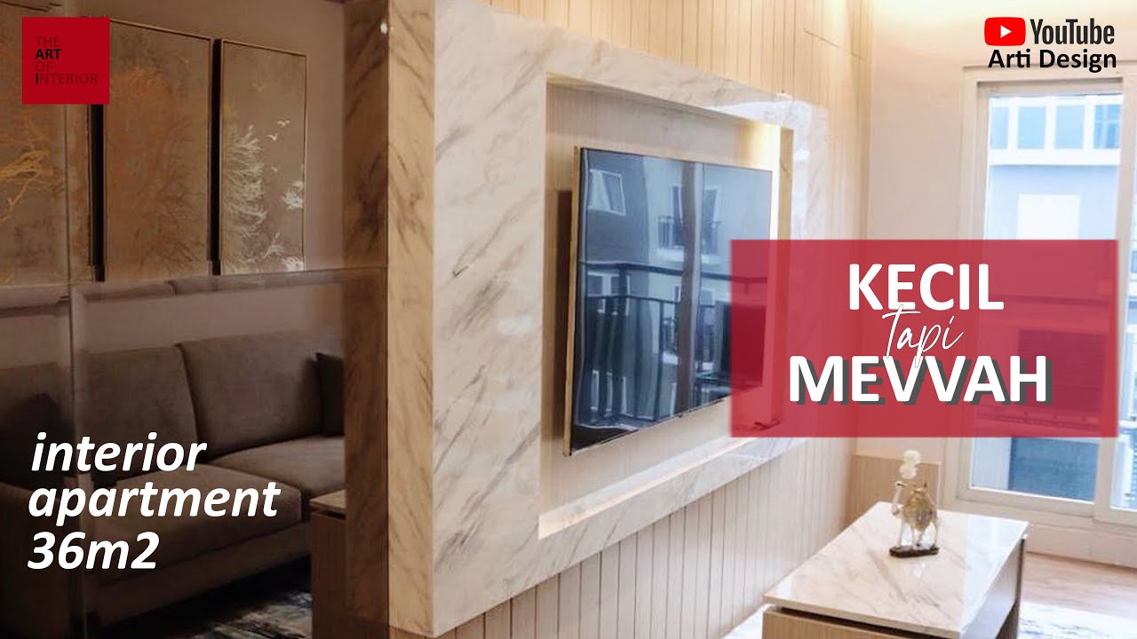 DESIGN INTERIOR APARTMENT TIPE 36m2 + TOUR