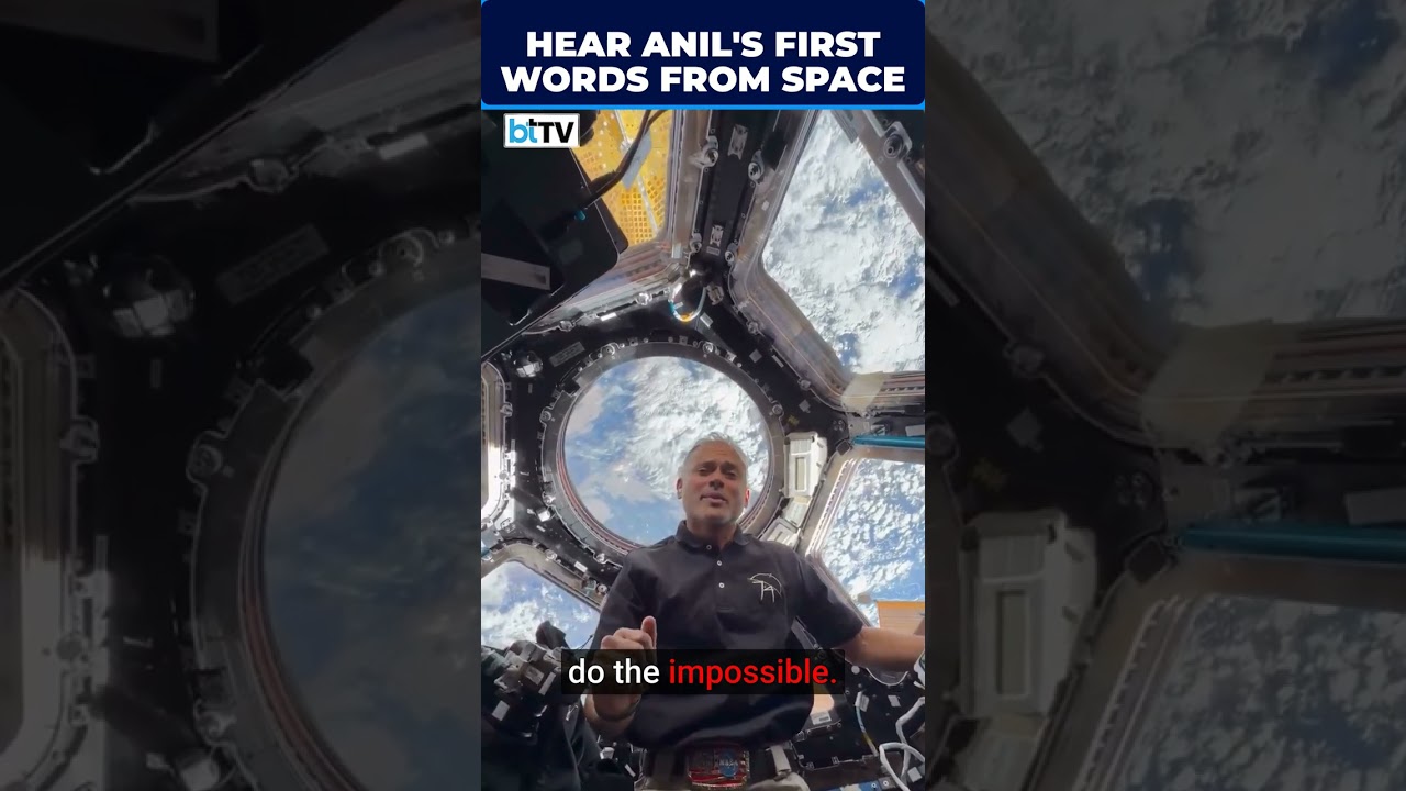 Астронавт NASA индийского происхождения Анил Менон делится первым сообщением из космоса