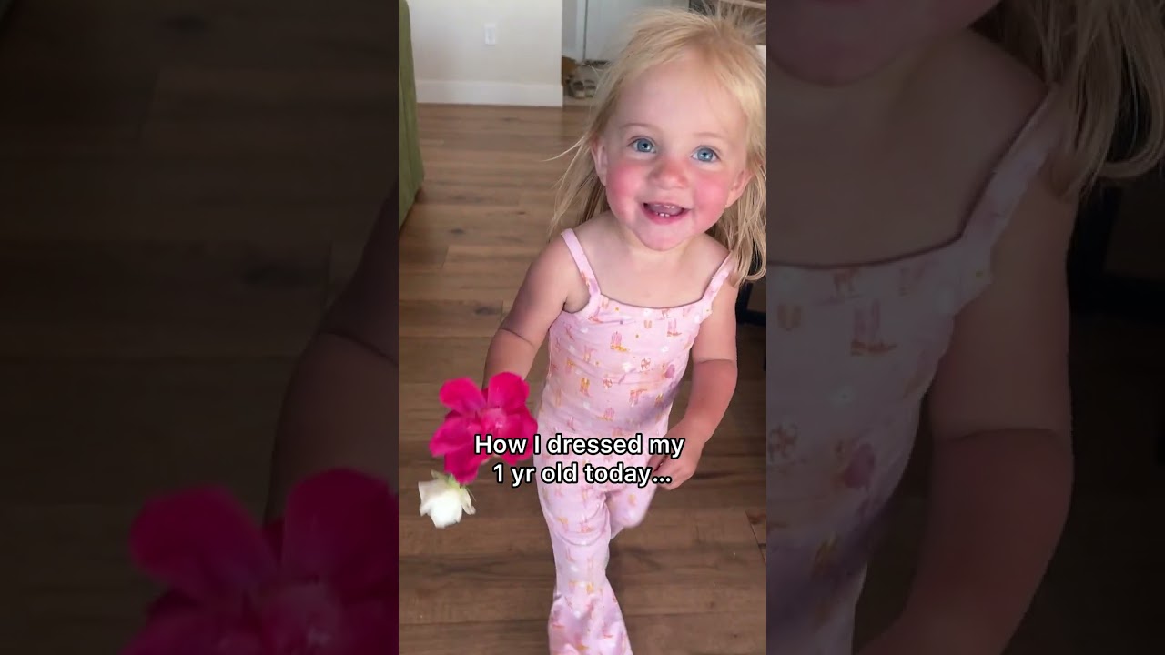 How I dressed my 1 yr old today...