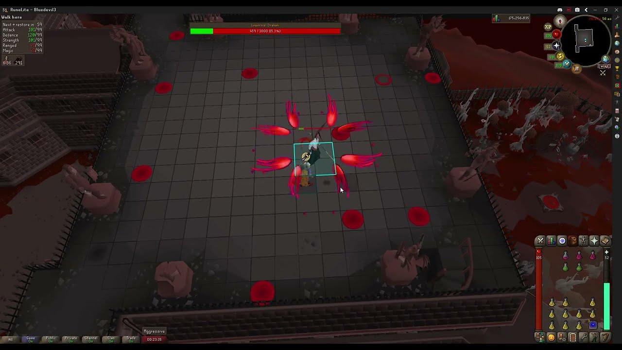 Lowerniel Drakan - The Blood Moon Rises - Full Fight - OSRS