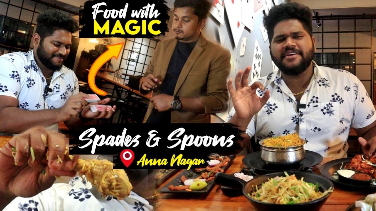 Chennai's First Magic Themed Restaurant - Spades & Spoons - Foodie Prabu