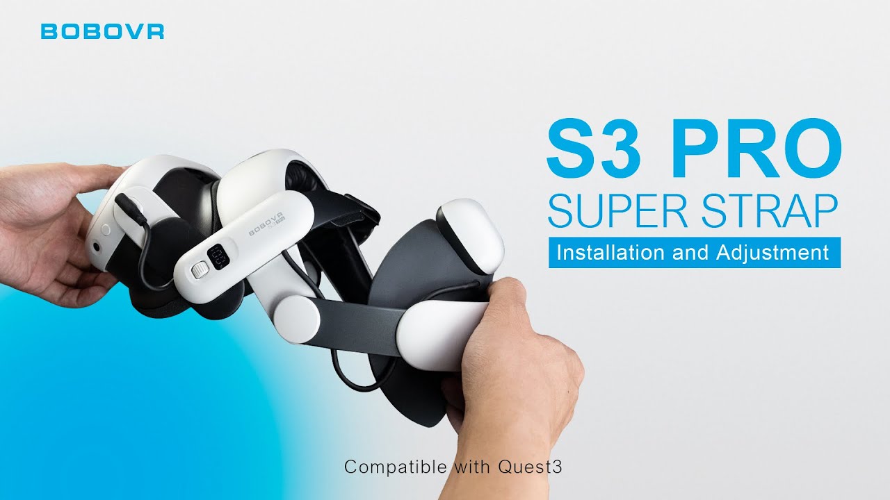 How to correctly wear the S3pro Strap？Compatible with Quest3