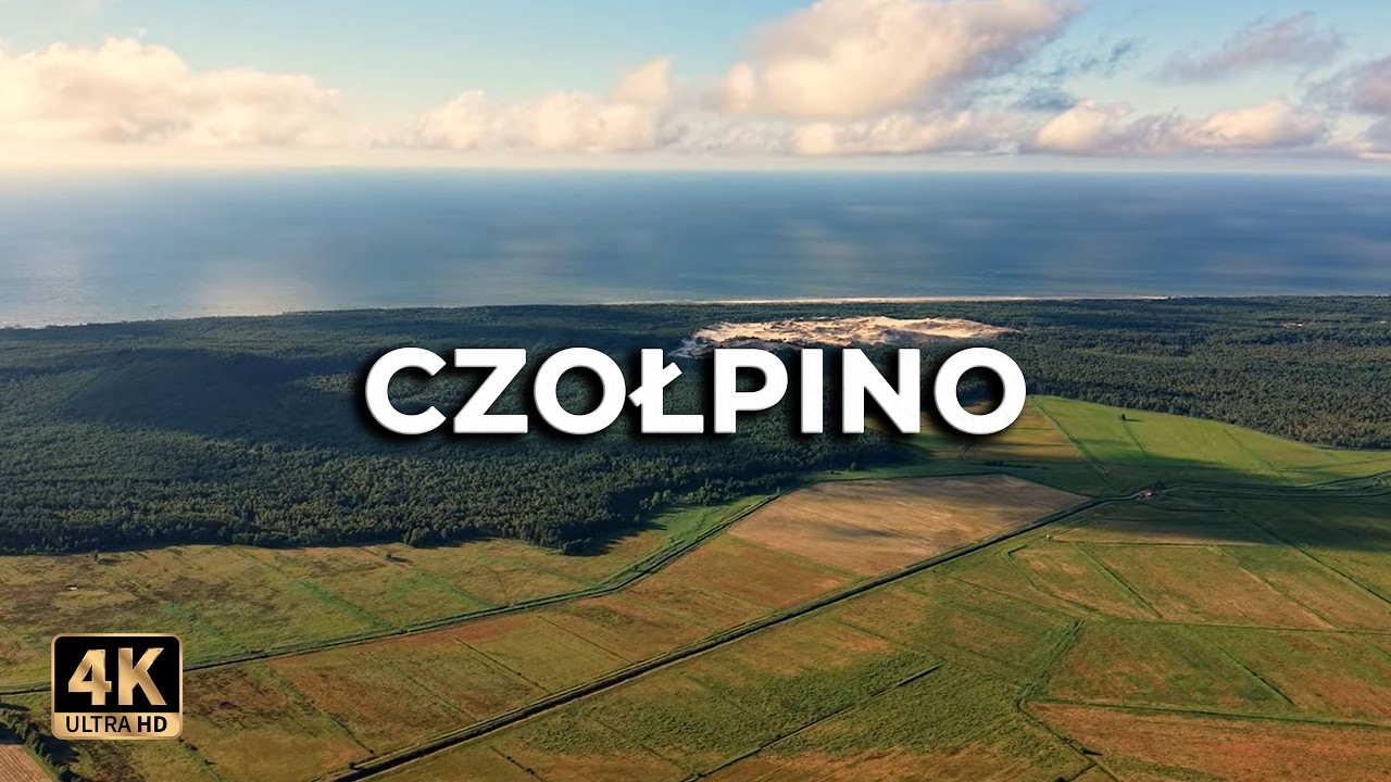 Zobacz rozległe krajobrazy Słowińskiego Parku Narodowego z drona | Rowy / Czołpino / Łeba 2025 [4K]
