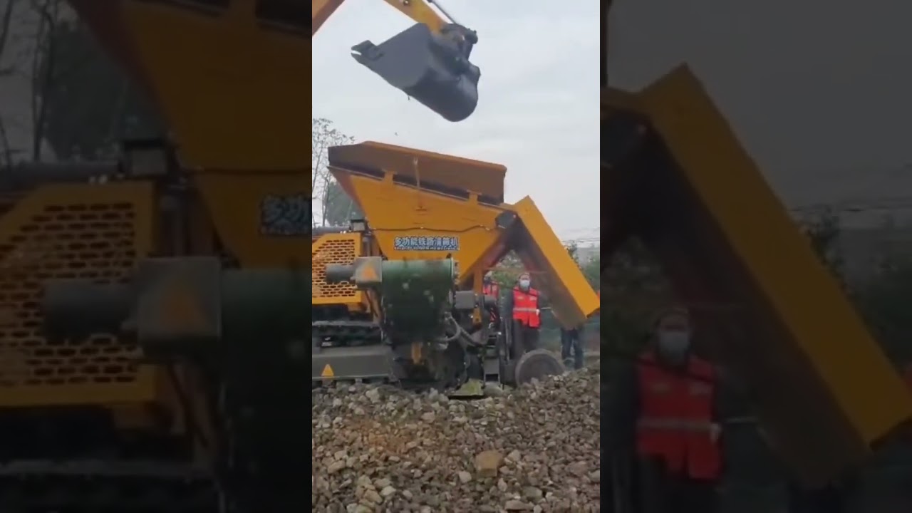 JingGong railload excavators screan scarifier hot sales in China railroad construction