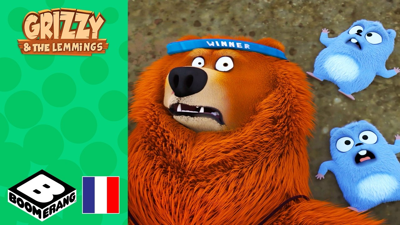FAILS ÉPIQUES de Grizzy 😂🐻 | 50 minutes de FUN NON-STOP avec Grizzy et les Lemmings | @boomerangFR