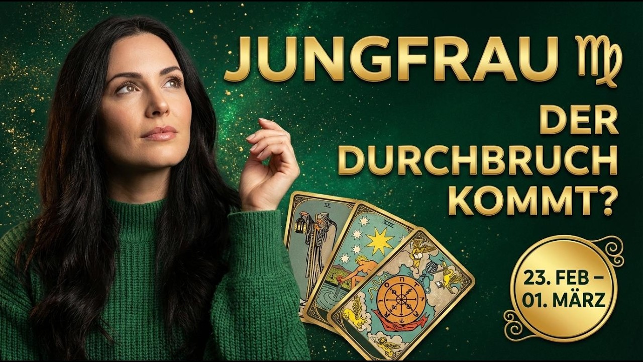 JUNGFRAU 23. FEB - 01. MÄRZ: KLARER PLAN FÜR DEINE NÄCHSTEN SCHRITTE?  Wochenorakel, Tarot, Klarheit