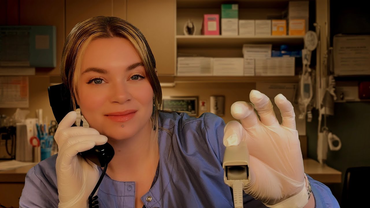 ASMR Emergency Room Medical Receptionist Triage Exam | Medical Roleplay
