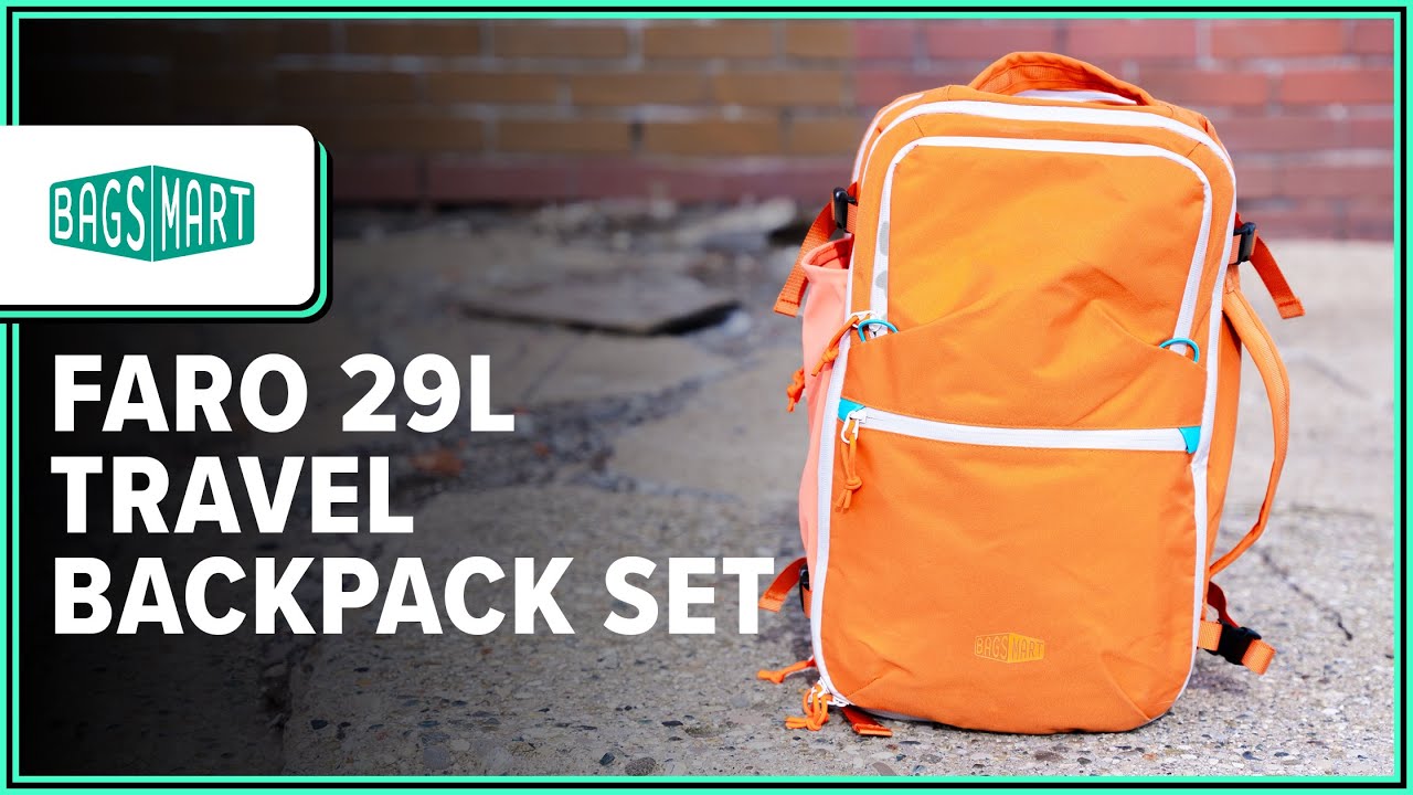 BAGSMART Faro 29L Carry On Travel Backpack Set Review (2 Weeks of Use)