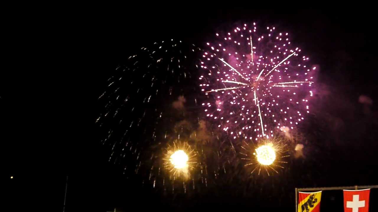 National Day Festival in GRINDELWALD(Fireworks)