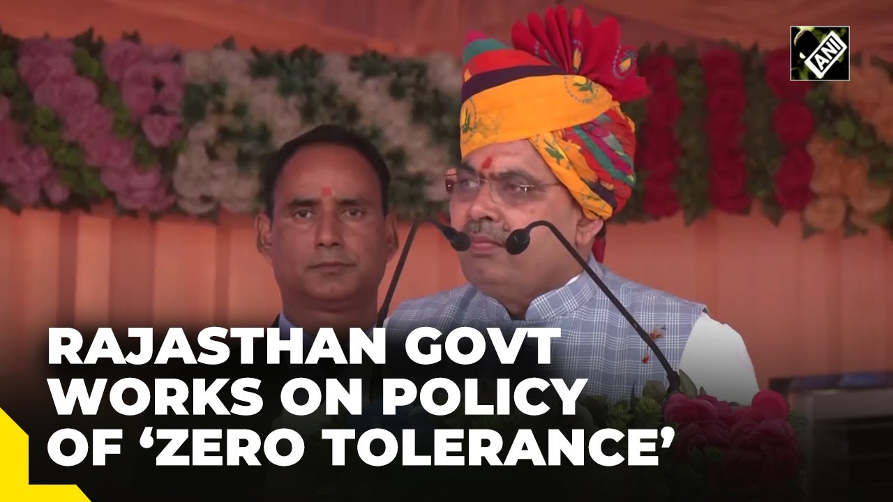 Rajasthan government works on policy of &lsquo;Zero Tolerance&rsquo; against crime: CM Bhajanlal Sharma