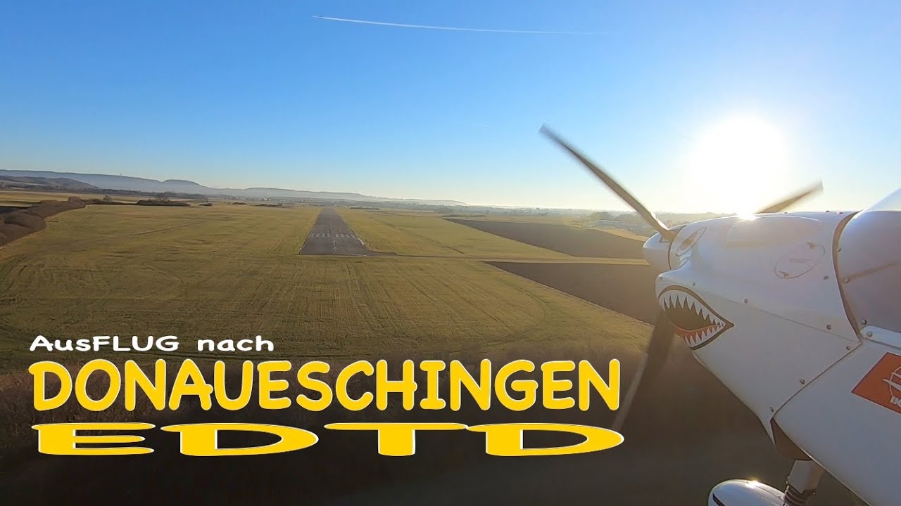 Nach Donaueschingen mit der Ikarus C42 | Ultraleichtflugzeug