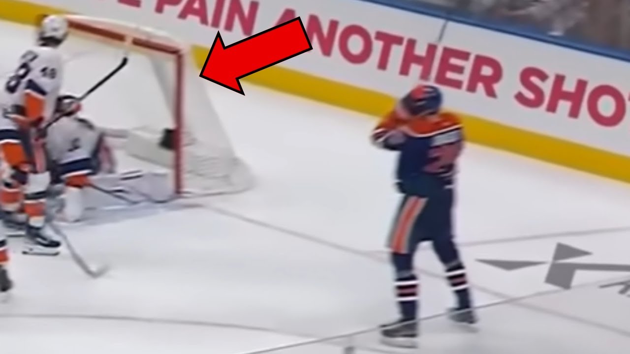 McDavid's point streak ends in the worst possible way...