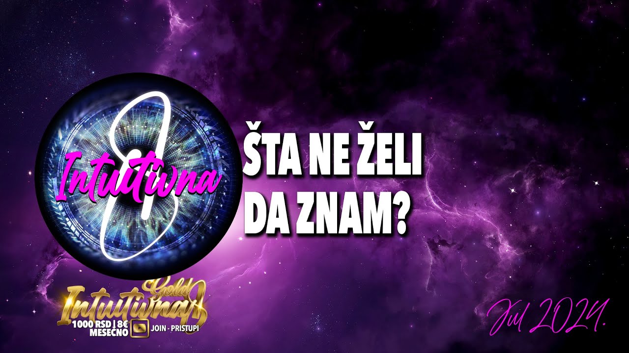 🌟ŠTA NE ŽELI DA ZNAM?🌟 Tarot citanje 🔮 Grupno otvaranje @Intuitivna8 ​