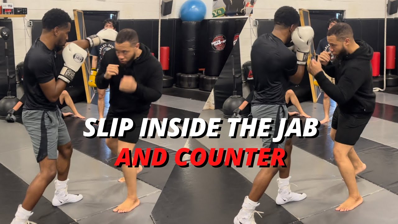 Slip Inside of the Jab and Counter! #boxing #mma #kickboxing