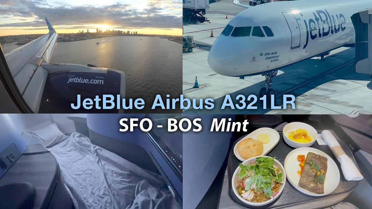 JetBlue A321LR Mint (бизнес-класс) SFO-BOS