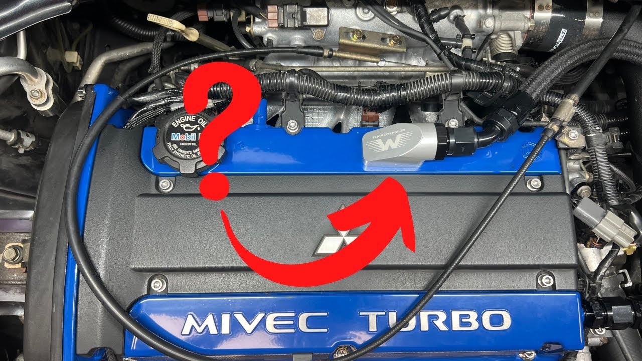 Valve cover breather modification (Evo 8/9/10)