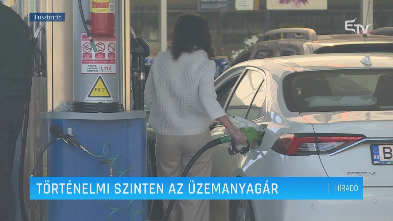 Történelmi szinten az üzemanyagár – Erdély TV