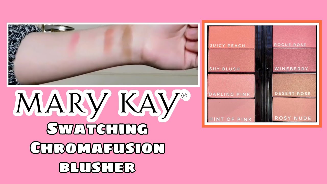 SWATCHING Mary Kay Chromafusion Contour and Blush | Pretty shades 😍