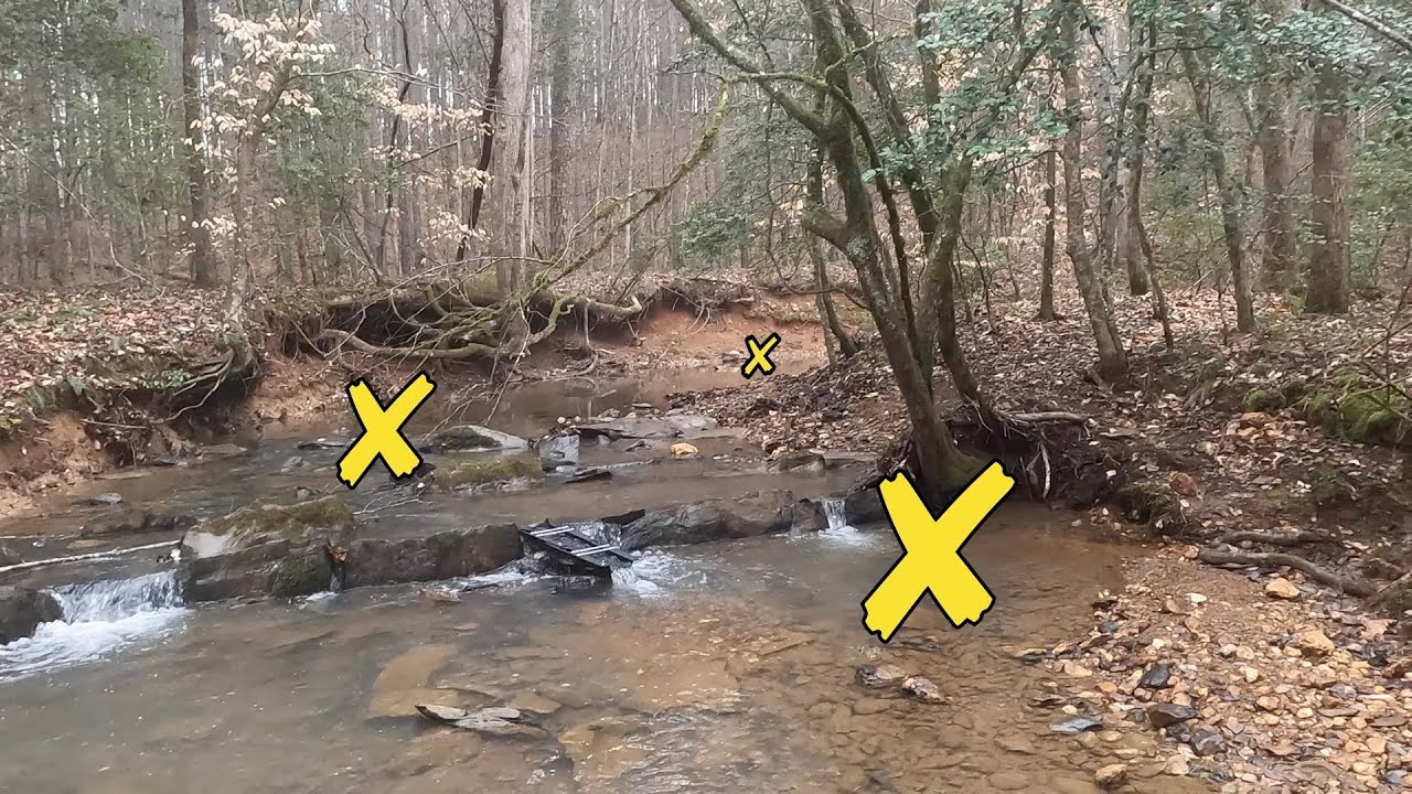 Turning frowns into Golden Smiles! Prospecting for Gold in Uwharrie National Forest!