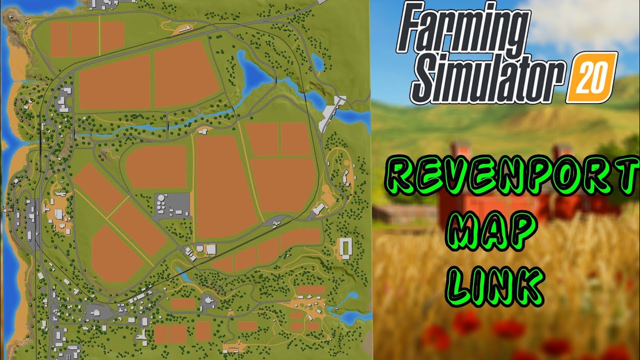 FS 20 Revenport map apk link | Farming Simulator 20| #fs20newmap #fs20 #revenport