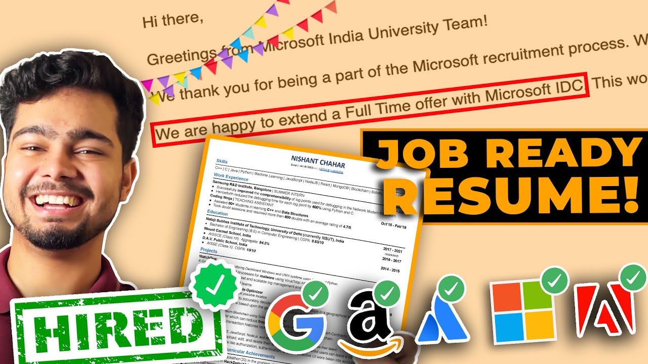 Get 10X more Interview Calls! ✨| No one will tell you these Resume Mistakes! 😨 Resume Template!🔥
