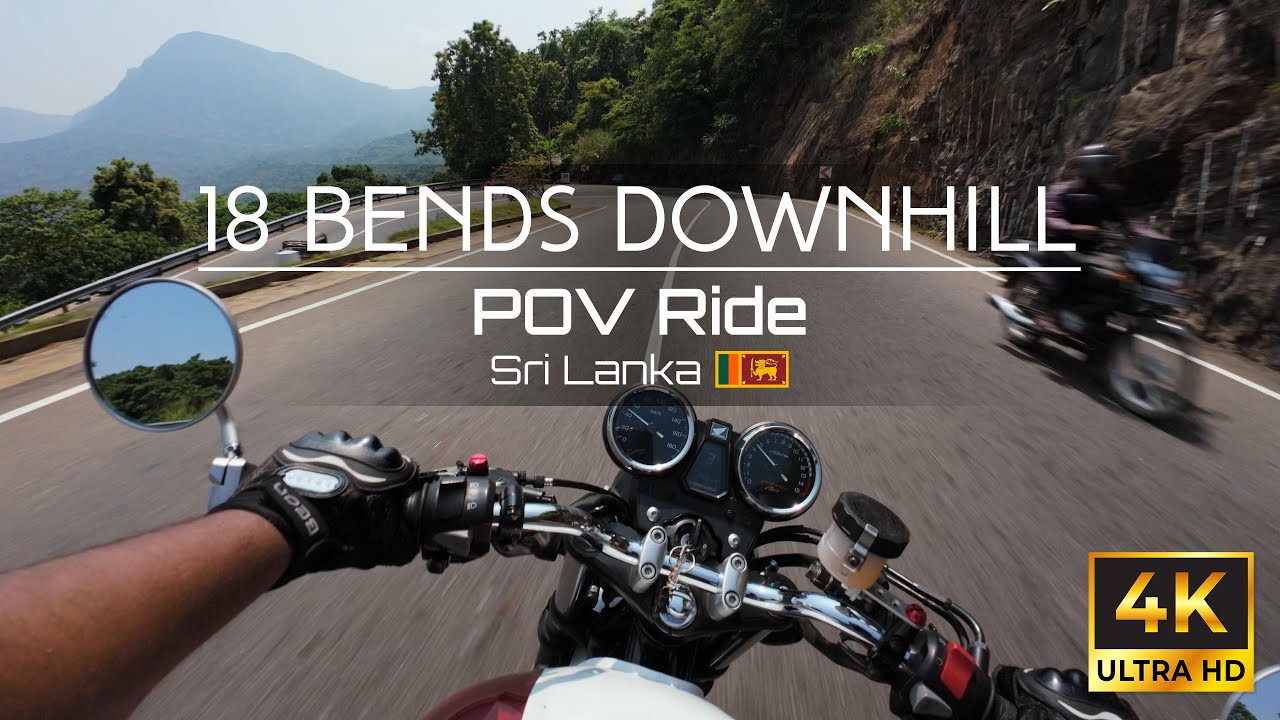 18 Bends Downhill | Honda CB4 2018 | POV Ride 4K 60FPS