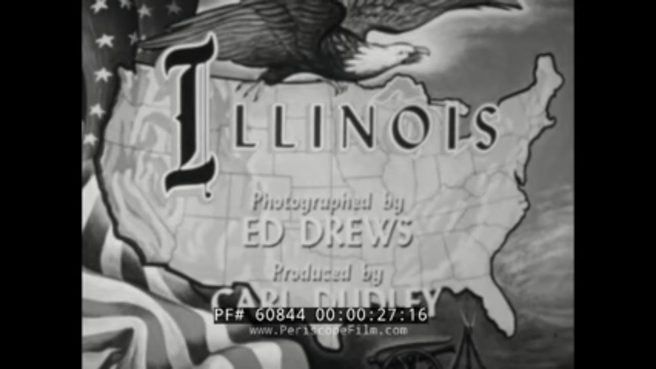 1947 ILLINOIS EDUCATIONAL FILM   CHICAGO, CALUMET, LAGRANGE  