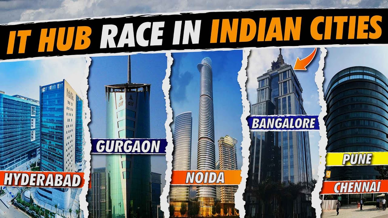 IT HUB Race In Indian Cities 🇮🇳 | Which is Top IT Cities In India ? TOP 7 IT HUB IN INDIA #ithub
