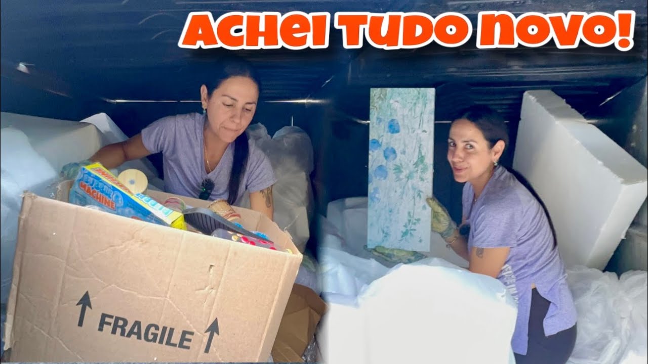 DUMPSTER DIVING! ACHEI TUDO NOVO NO LIXO DOS ESTADOS UNIDOS!🇺🇸