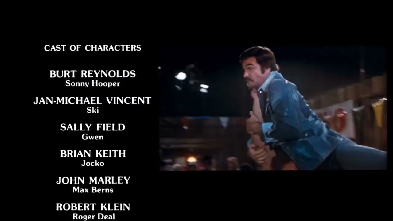 Hooper 1978 -  End Credits scenes / Stunt Reel