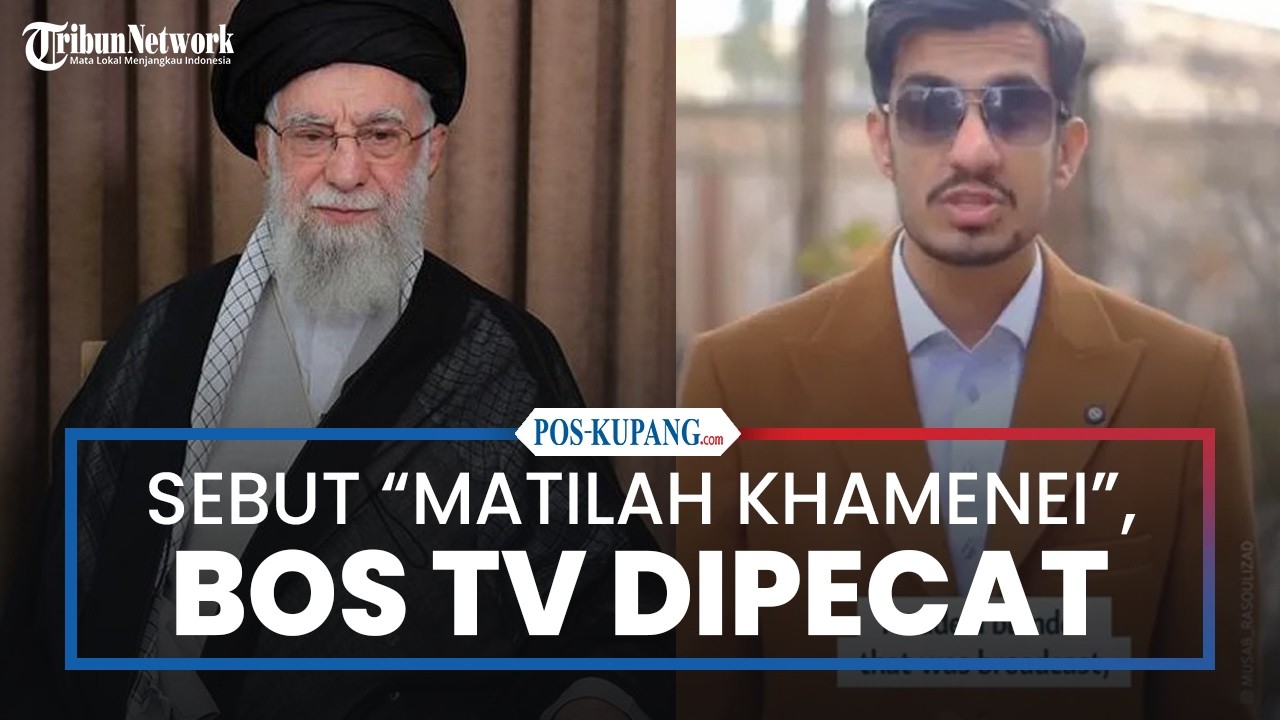 Iran Pecat Bos TV Usai Reporter Salah Ucap 'Matilah Khamenei'