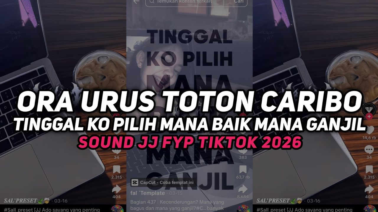 DJ ADUH SAYANG YANG PENTING BISA MAKAN - DJ ORA URUS TOTON CARIBO VIRAL TIKTOK TERBARU 2026